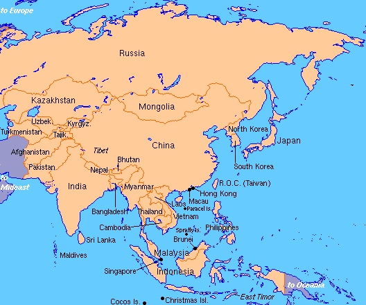 Asia-Pacific Map