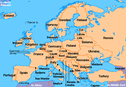 Europe Map